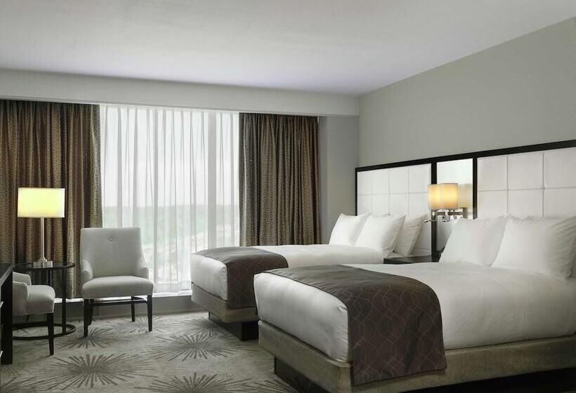 اتاق استاندارد با 2 تخت دوبل, Doubletree By Hilton  Cedar Rapids Convention Complex