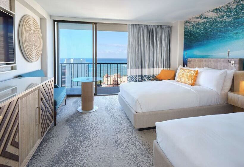 اتاق لوکس با چشم‌انداز دریا, Outrigger Waikiki Beachcomber