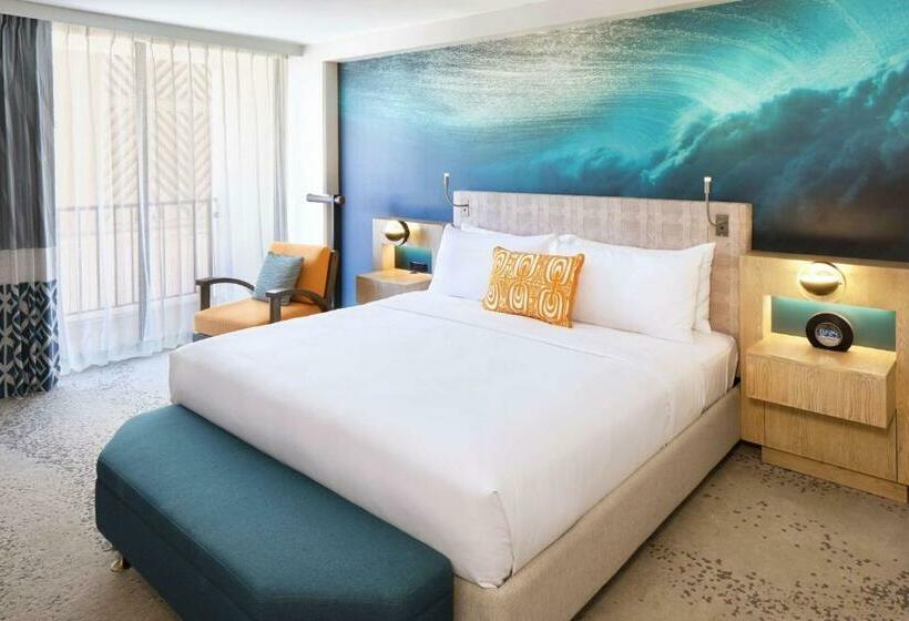 اتاق استاندارد با تخت بزرگ, Outrigger Waikiki Beachcomber