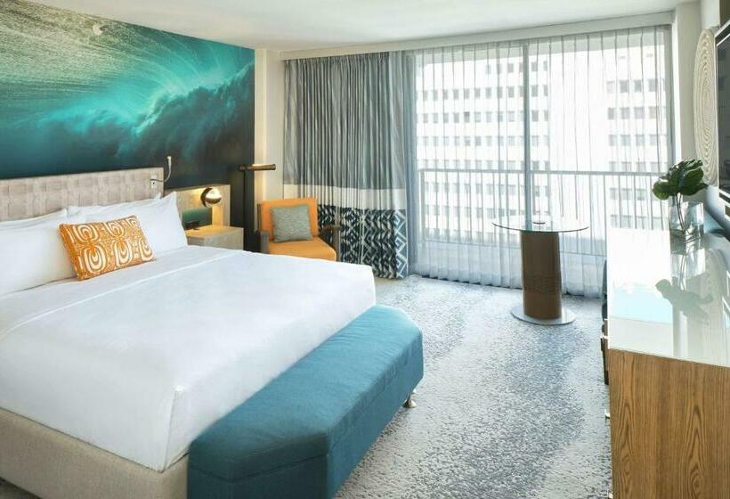اتاق استاندارد با تخت بزرگ, Outrigger Waikiki Beachcomber