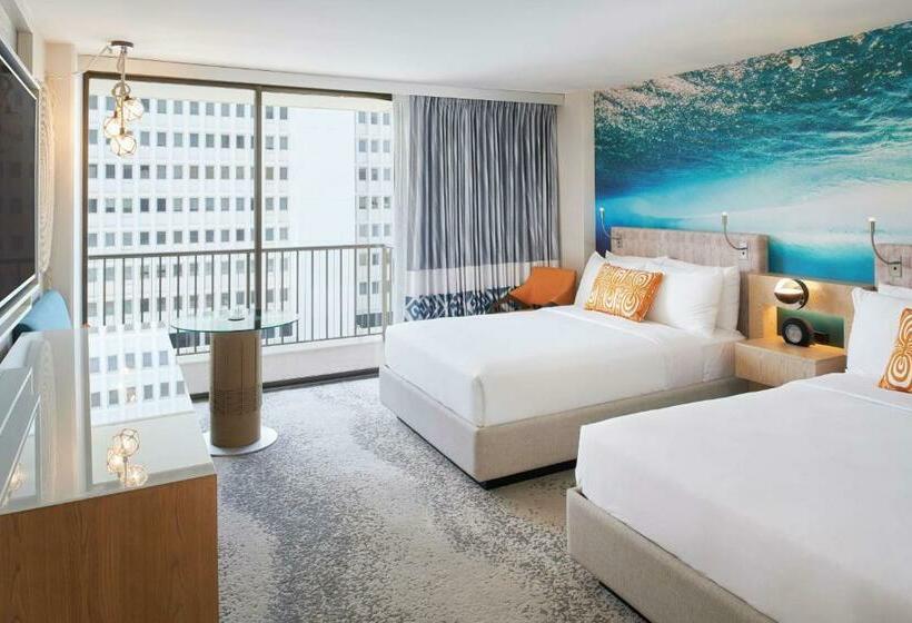 اتاق استاندارد با 2 تخت دوبل, Outrigger Waikiki Beachcomber