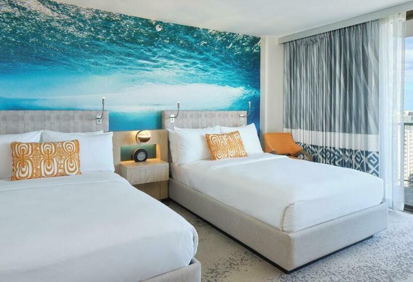 اتاق استاندارد با 2 تخت دوبل, Outrigger Waikiki Beachcomber