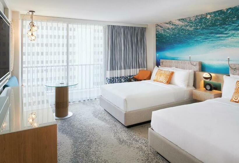 اتاق استاندارد با 2 تخت دوبل, Outrigger Waikiki Beachcomber