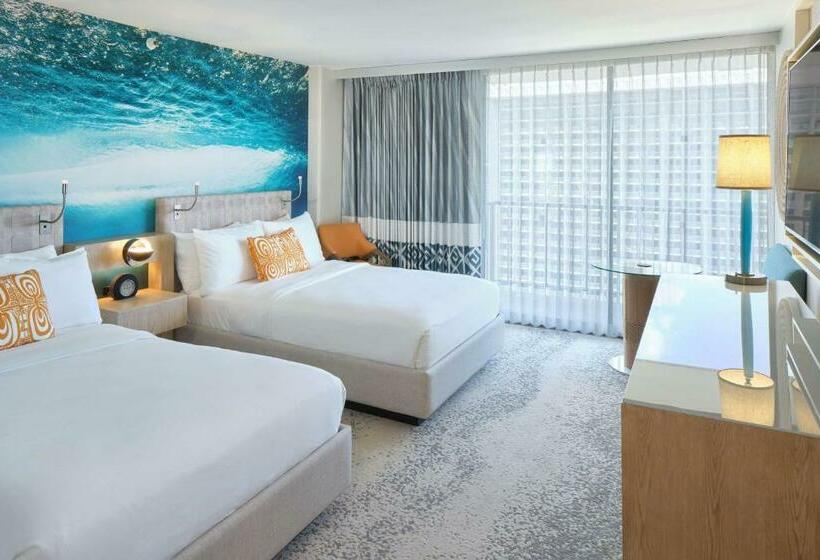 اتاق استاندارد با 2 تخت دوبل, Outrigger Waikiki Beachcomber
