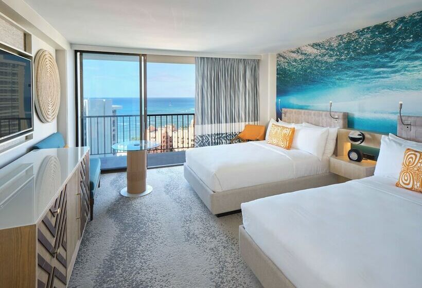 اتاق لوکس با چشم‌انداز دریا, Outrigger Waikiki Beachcomber