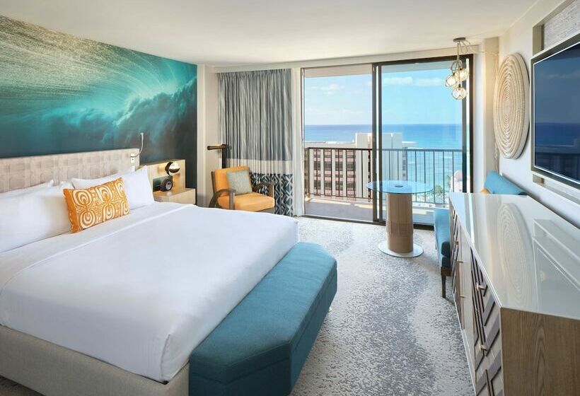 اتاق لوکس با چشم‌انداز دریا, Outrigger Waikiki Beachcomber