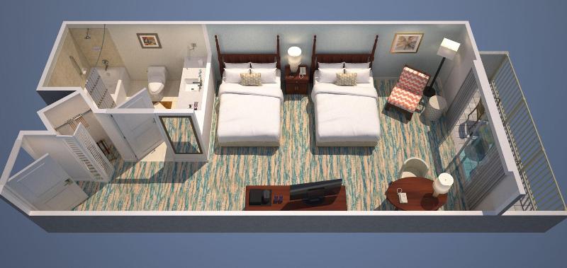 اتاق استاندارد با چشم‌انداز, Grand Cayman Marriott Resort