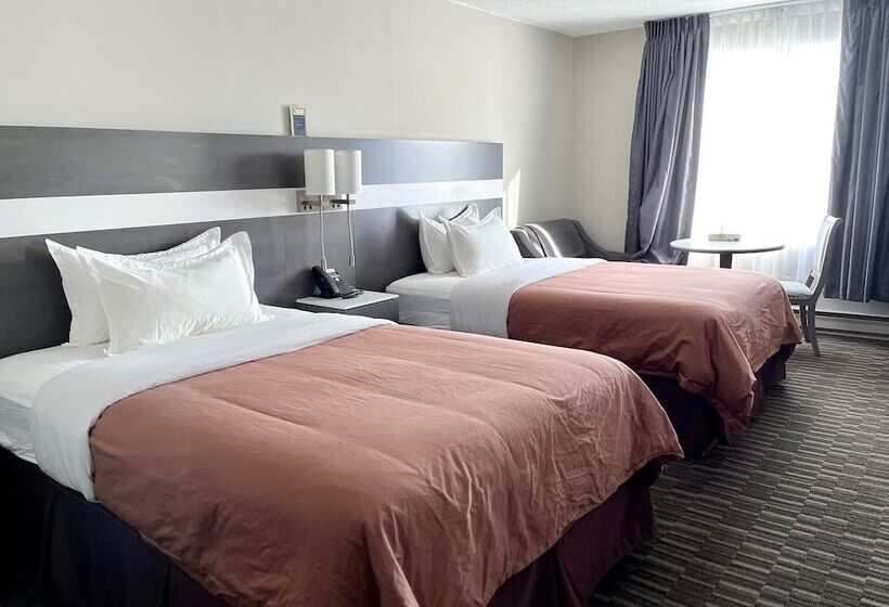 Номер Стандарт 2 Двуспальные Кровати, Auberge De La Gare