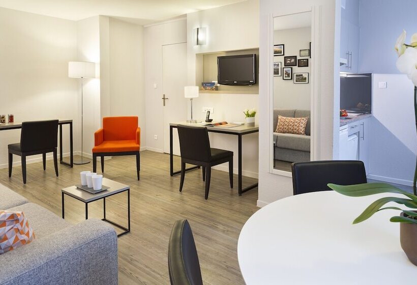 침실 1개 디럭스 아파트, Citadines Antigone Montpellier