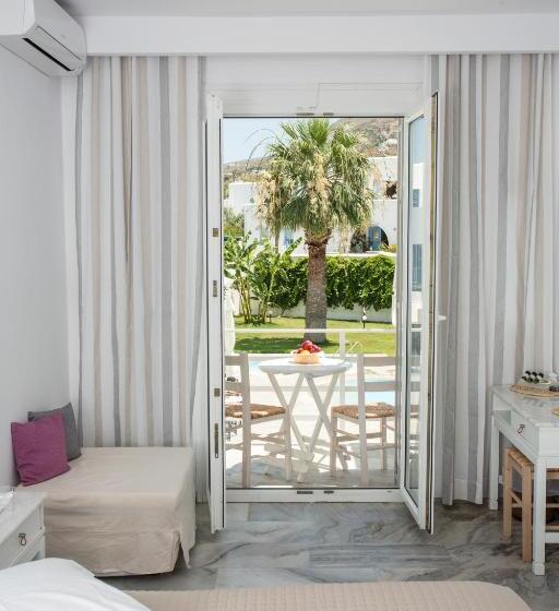 带泳池观景的豪华房, Polos Hotel Paros