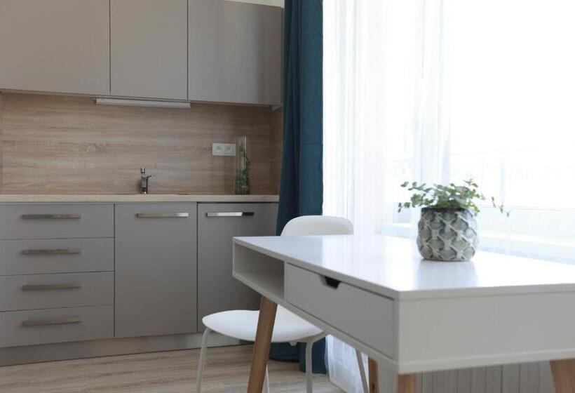 آپارتمان 1 خوابه با بالکن, City Center Best Place Apartments