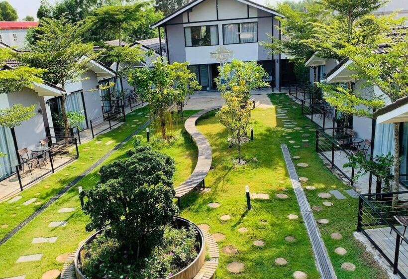 اتاق لوکس با چشم‌انداز باغ, Sandy Clay Bungalows