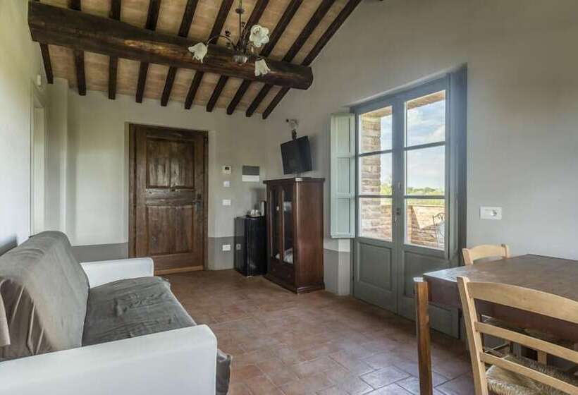 Люкс Вид на Бассейн, Agriturismo Merigge Wellness & Spa Montepulciano
