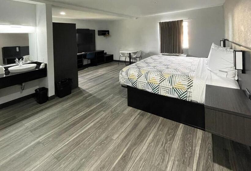 스탠다드 룸 킹사이즈 침대, Days Inn Little Rock South