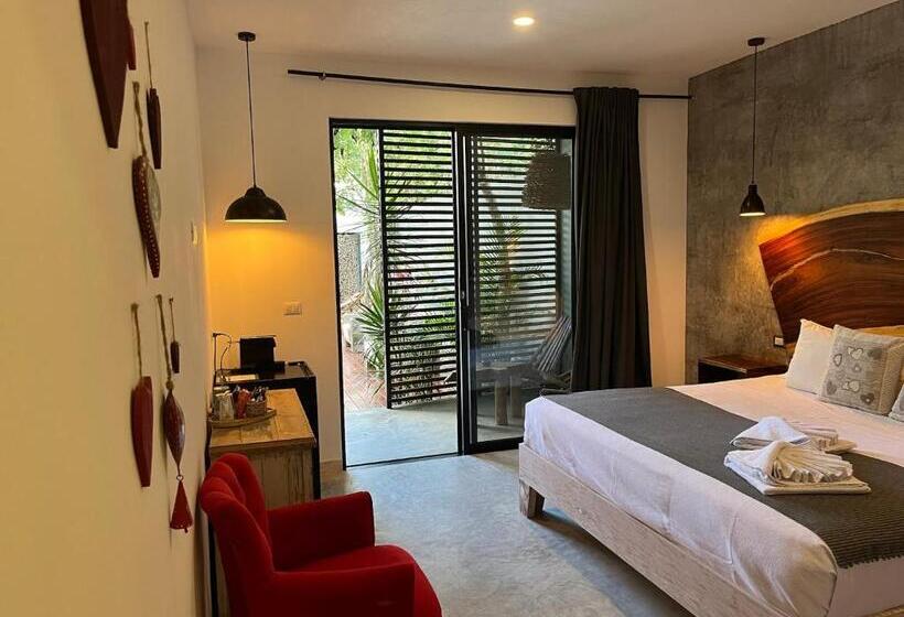 带大床的套房, Little Gem Hotel Tulum La Veleta