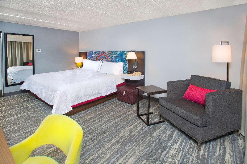 キングサイズベッドのスタンダードルーム, Hampton Inn & Suites Annapolis