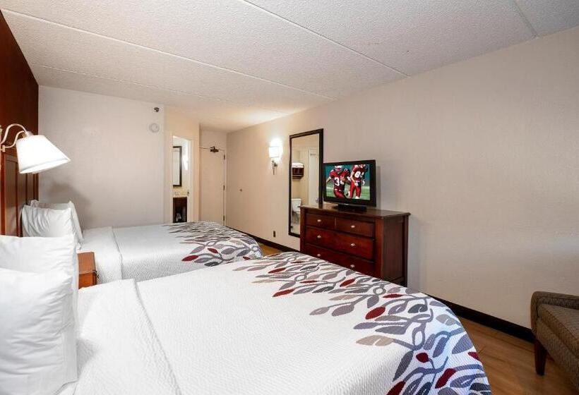 Номер Стандарт 2 Двуспальные Кровати, Red Roof Inn Meriden