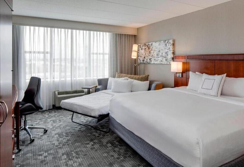 스탠다드 룸 킹사이즈 침대, Courtyard By Marriott Boston Logan Airport