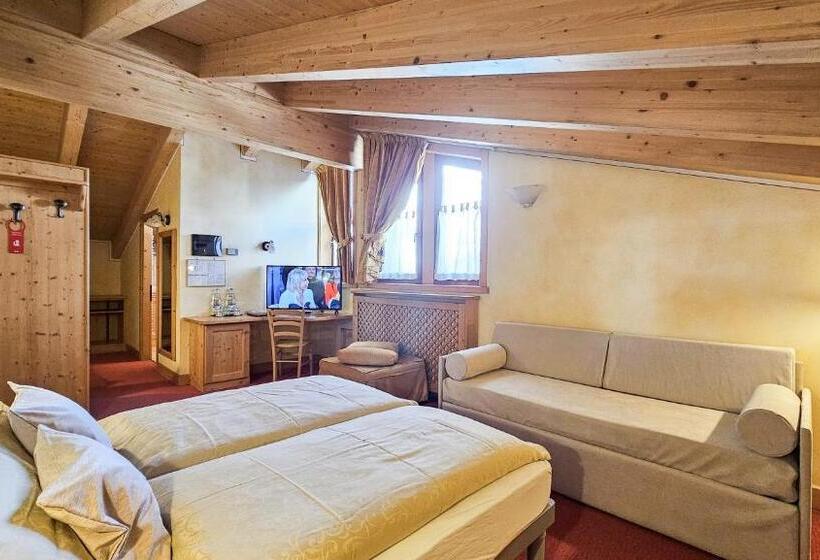 Четырехместный Номер Стандарт, Albergo Alpenrose