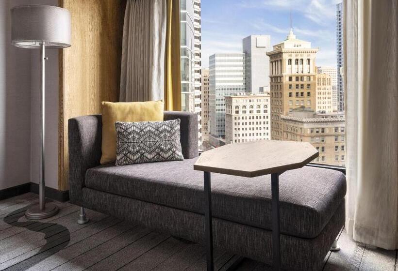 Pokój Standard Łóżko King Size, Oakland Marriott City Center