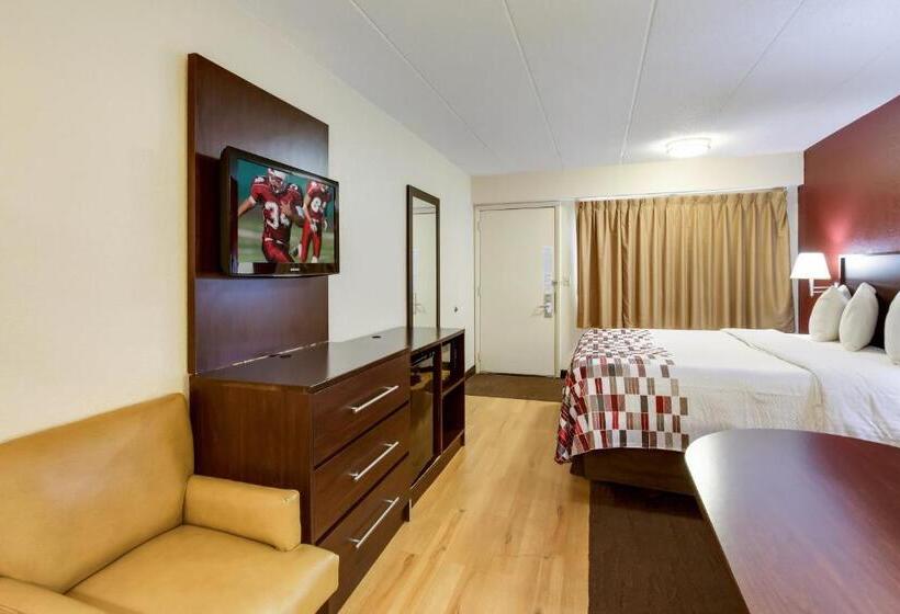 디럭스 룸 킹사이즈 침대, Red Roof Inn Grand Rapids Airport