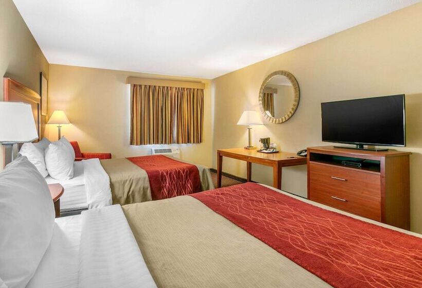 스탠다드 룸 더블 침대 2개, Rodeway Inn Rapid City