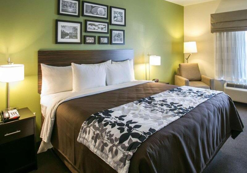 Люкс Кровать Кинг, Sleep Inn & Suites Round Rock   Austin North