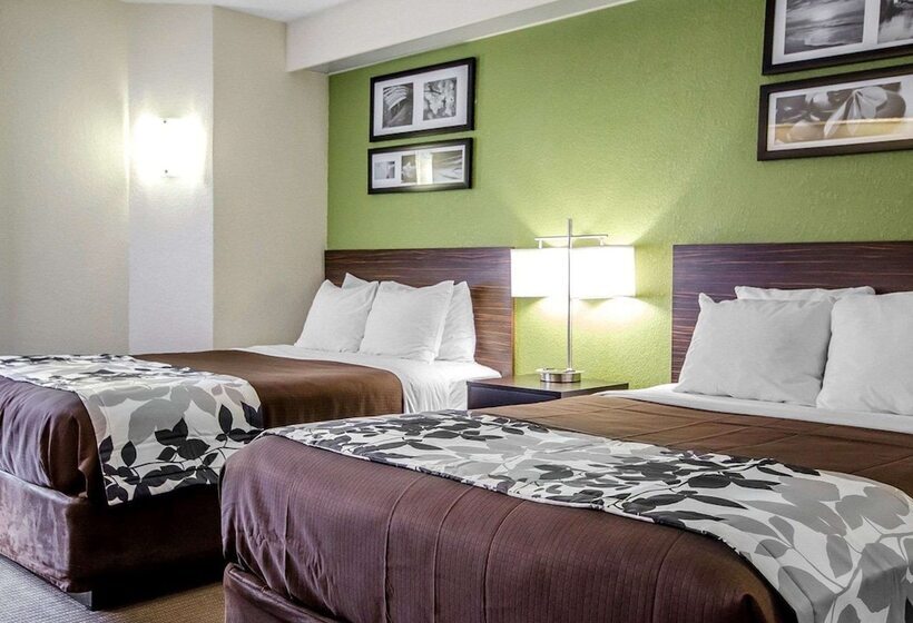 اتاق استاندارد با 2 تخت دوبل, Sleep Inn Louisville Airport & Expo