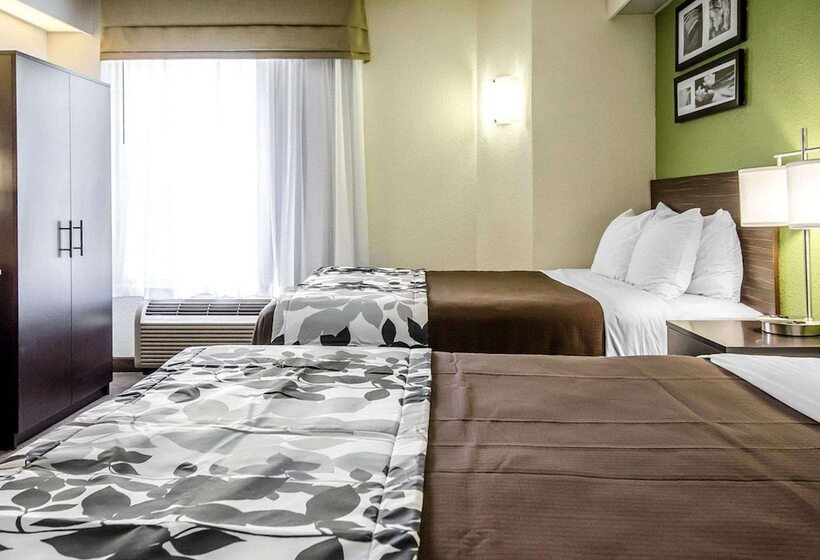اتاق استاندارد با 2 تخت دوبل, Sleep Inn Louisville Airport & Expo