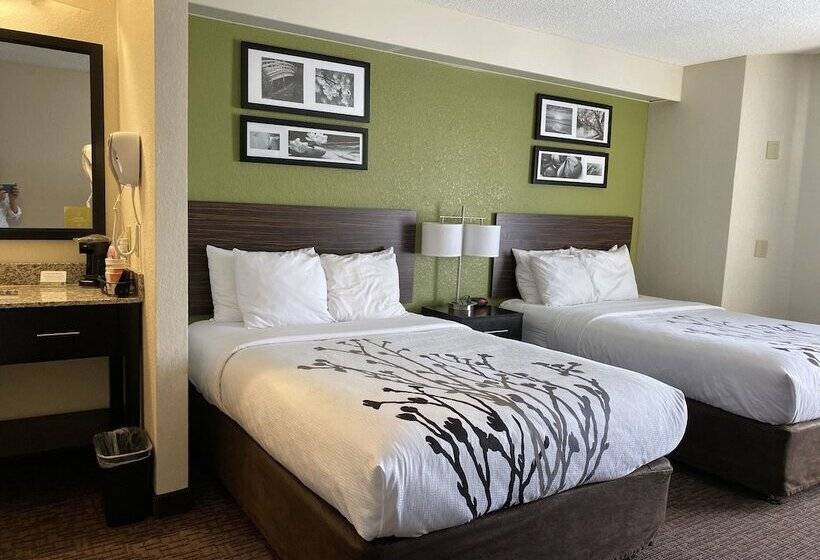 اتاق استاندارد با 2 تخت دوبل, Sleep Inn Louisville Airport & Expo