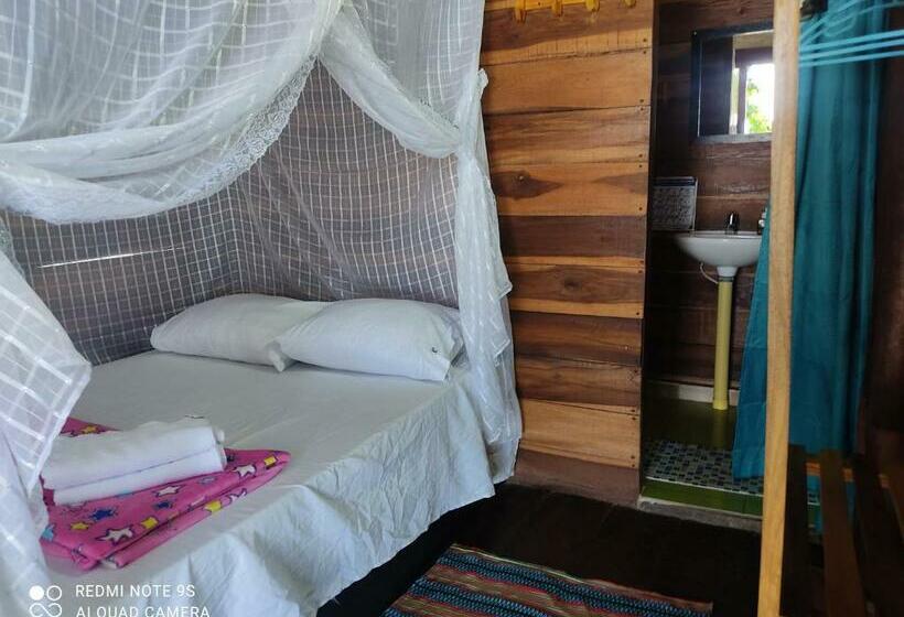 اتاق لوکس با بالکن و چشم‌انداز دریا, Hostal Estrellas Del Tayrona Playa Mendihuaca