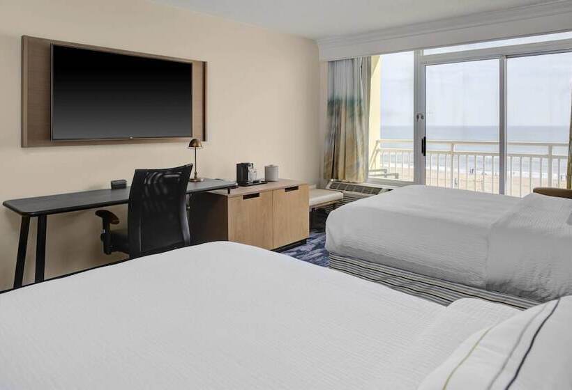 اتاق استاندارد با 2 تخت دوبل, Fairfield Inn & Suites By Marriott Virginia Beach Oceanfront