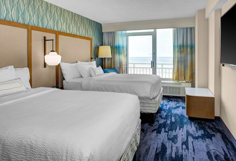 اتاق استاندارد با 2 تخت دوبل, Fairfield Inn & Suites By Marriott Virginia Beach Oceanfront