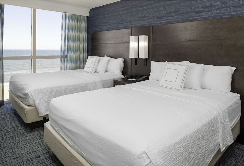 اتاق استاندارد با 2 تخت دوبل, Fairfield Inn & Suites By Marriott Virginia Beach Oceanfront