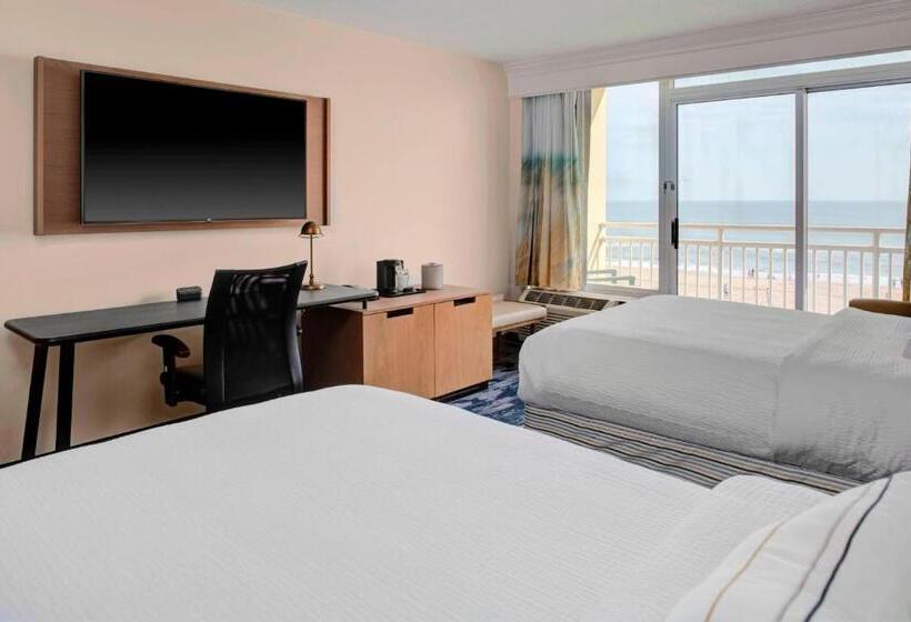 اتاق استاندارد با 2 تخت دوبل, Fairfield Inn & Suites By Marriott Virginia Beach Oceanfront