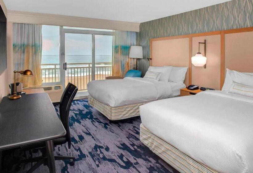 اتاق استاندارد با 2 تخت دوبل, Fairfield Inn & Suites By Marriott Virginia Beach Oceanfront