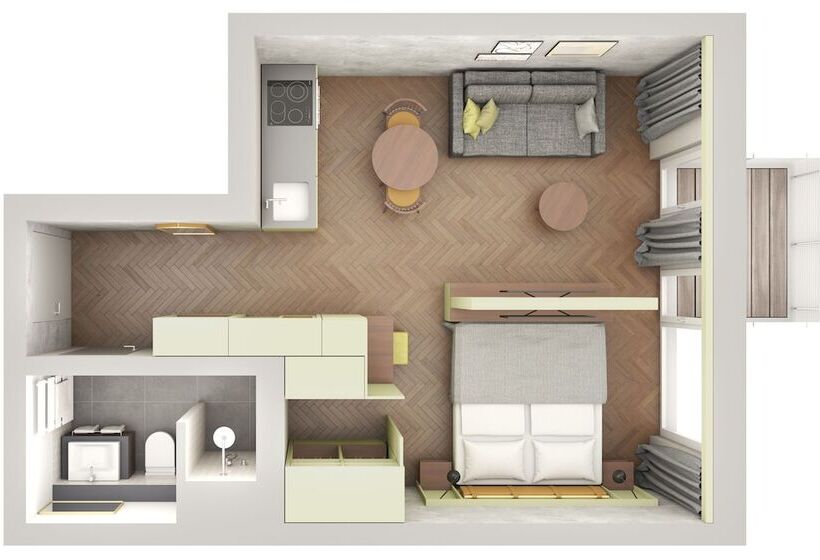 استودیوی استاندارد, Downtown Apartments Mitte Wedding