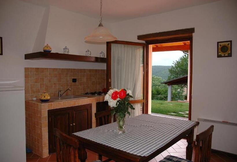 Апартаменты 1 Спальня Вид на Сад, Agriturismo Poggio Corbello