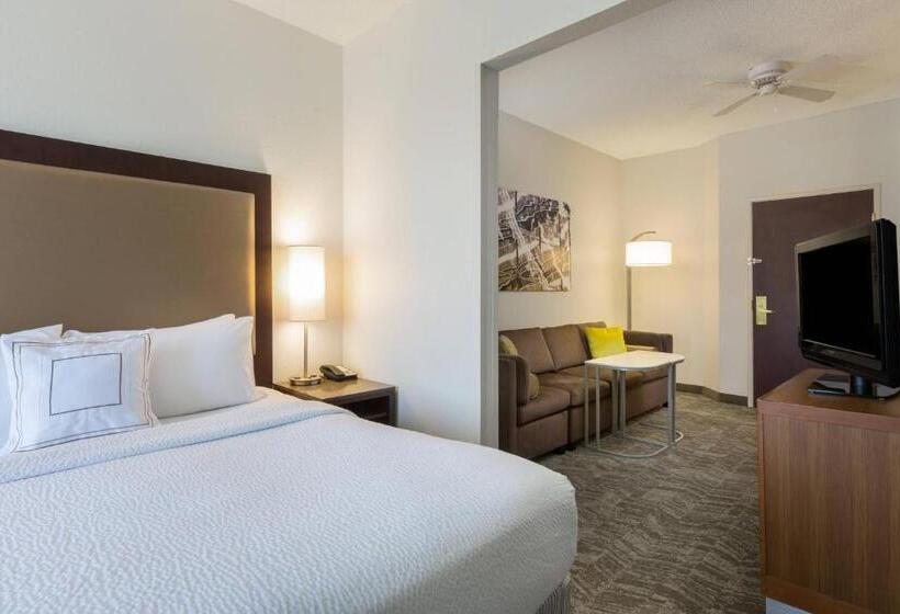 带大床的标准工作室, Springhill Suites Louisville Hurstbourne/north