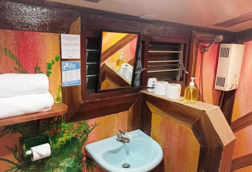اتاق استاندارد با چشم‌انداز باغ, Ausan Beach Front Cottages