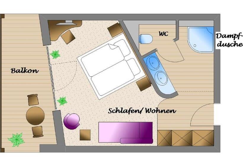Номер Стандарт, Lifestyle Resort Zum Kurfürsten