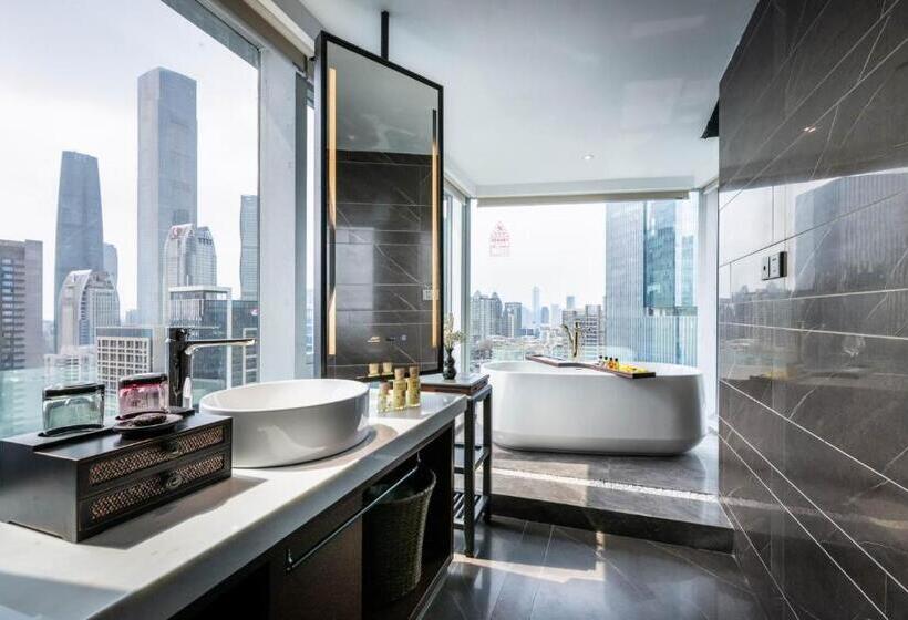 اتاق دلوکس با تخت کینگ و چشم‌انداز, Guangzhou Elegant