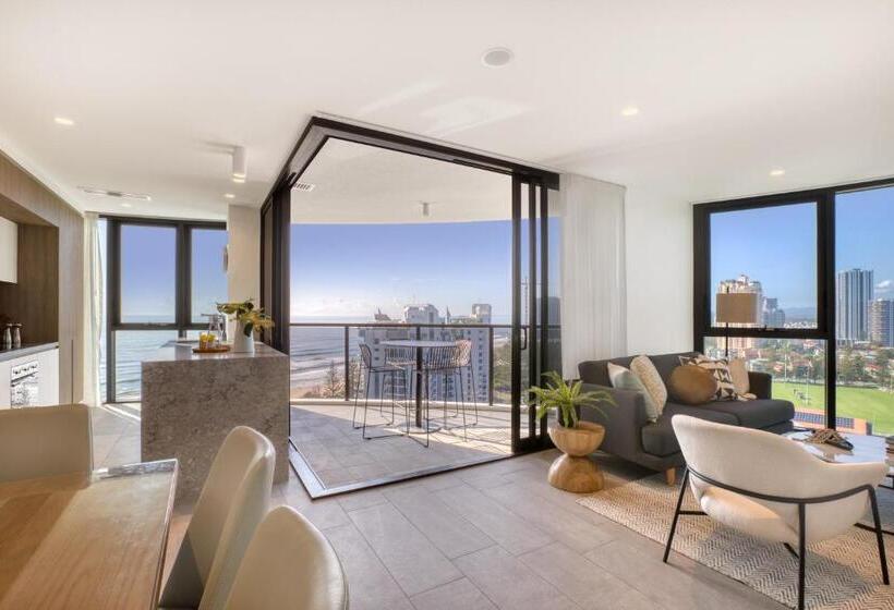 غرفة قياسية مطلّة علي البحر, Vue Broadbeach   Official