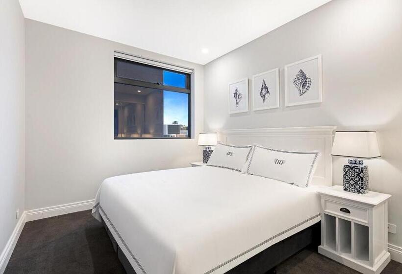 شقة ديلوكس غرفتين نوم, The Hamptons Apartments  St Kilda
