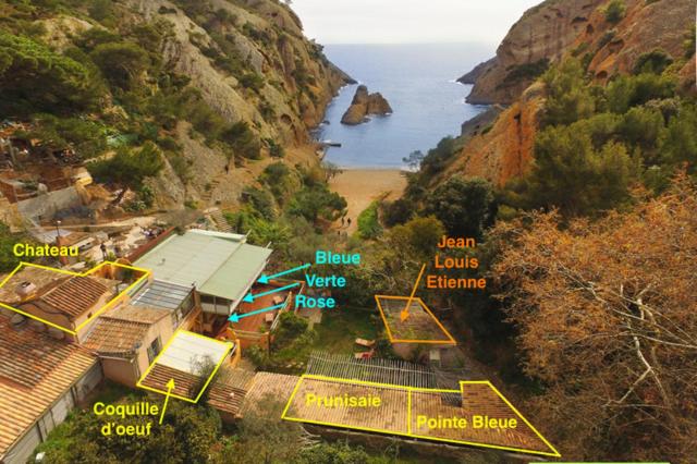 اتاق استاندارد با چشم‌انداز دریا, La Calanque De Figuerolles