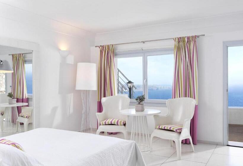 اتاق سوپریور با چشم‌انداز, Lilium Hotel Santorini