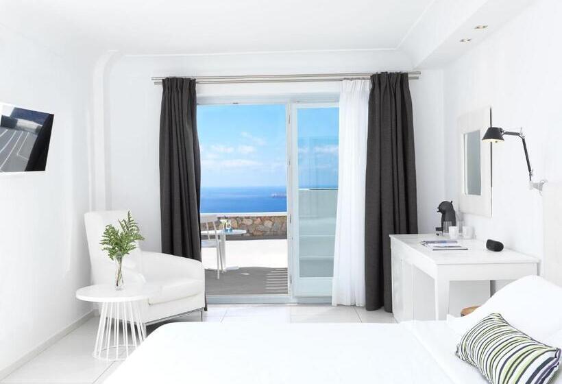 اتاق سوپریور با چشم‌انداز, Lilium Hotel Santorini