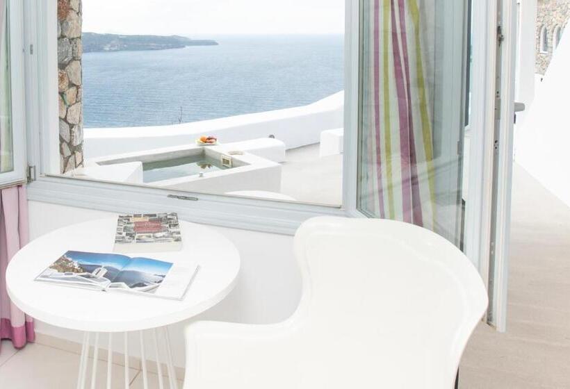اتاق سوپریور با چشم‌انداز, Lilium Hotel Santorini