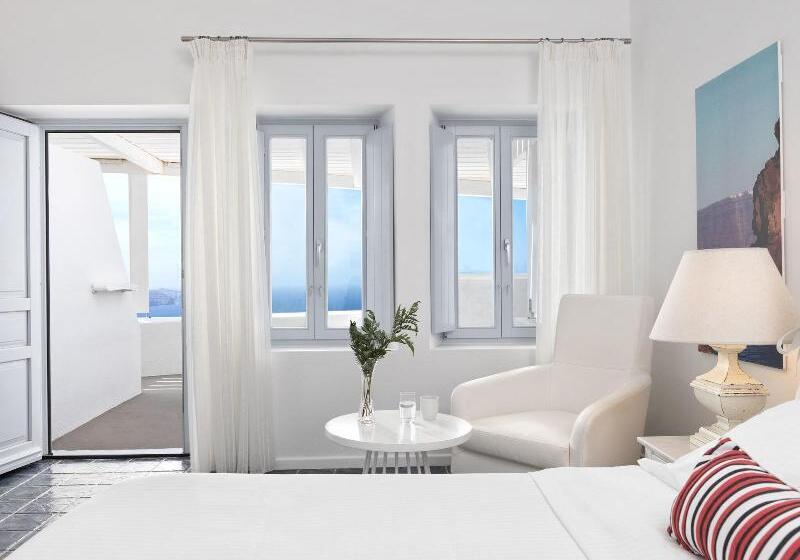 اتاق استاندارد با چشم‌انداز دریا, Lilium Hotel Santorini