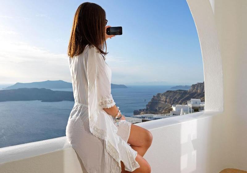 اتاق استاندارد با چشم‌انداز دریا, Lilium Hotel Santorini